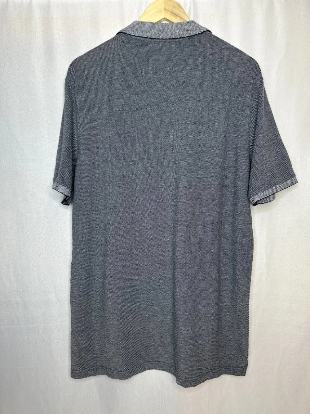 Banana Republic Organic Cotton Pique Polo, XLarge-Tall Minimalist Preppy Classic